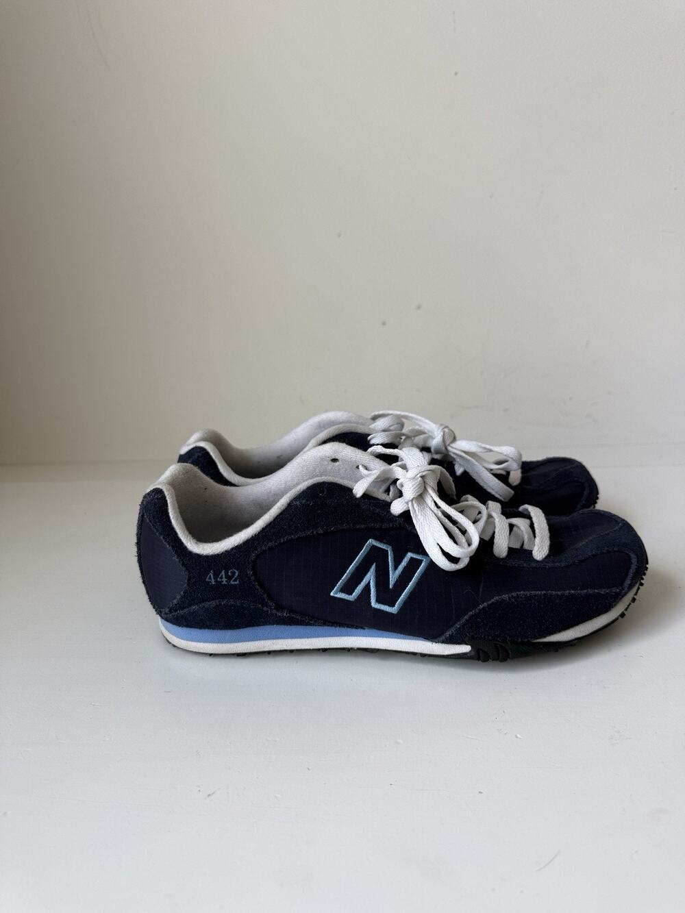 New Balance Womens 442 WL442NPP Casual Lightweight Running Shoes Size 7 Blue